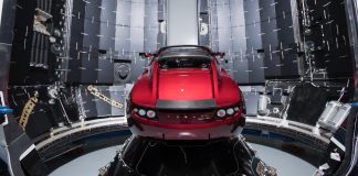 tesla car spacex outerspace rocket musk
