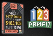 123 profit review price bonus aidan booth 2023