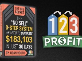 123 profit review price bonus aidan booth 2023